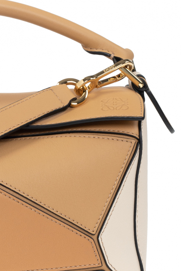 【関税送料込】Loewe Puzzle Small Bag Dune And Warm Desert LOEWE Calfskin Mini Puzzle Bag Dune Warm Desert 1018113